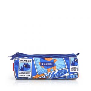 Купете мек ученически несесер за момче GABOL Dino с три ципа на супер цена от Fashionkids.bg. Три отделения, комикс дизайн с динозаври и високо качество без PVC.