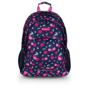 Купете Gabol Sweet — анатомична раница за момиче с 3 отделения на Fashionkids.bg. Свеж дизайн на черешки, ергономичен дишащ гръб и отделение за лаптоп.